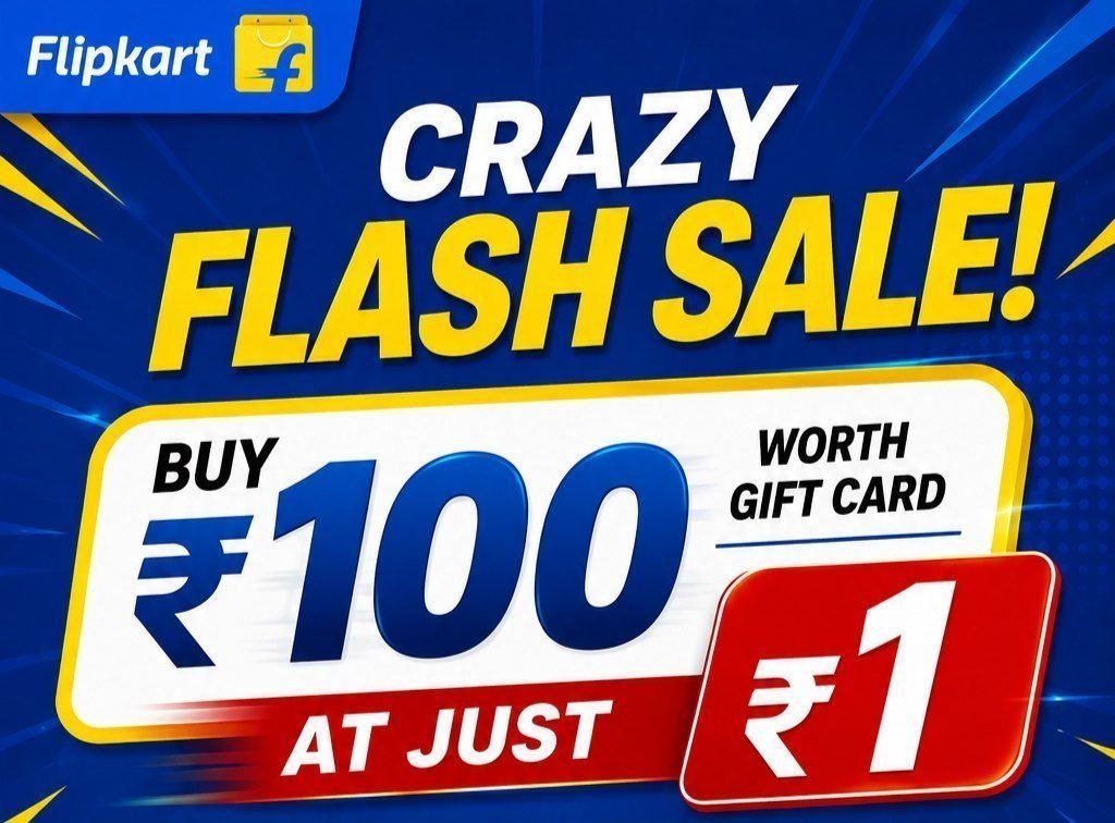 Loot Crazy Flash Sale Today 7 Pm Buy Any 100 