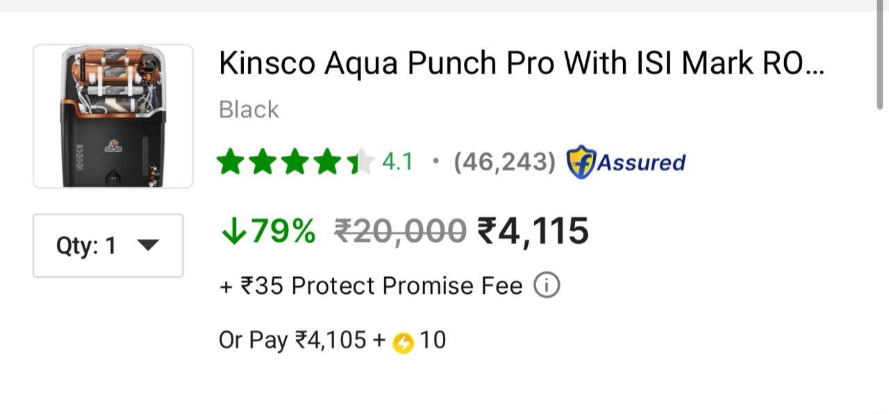 Loot Fast Water Purifier4115