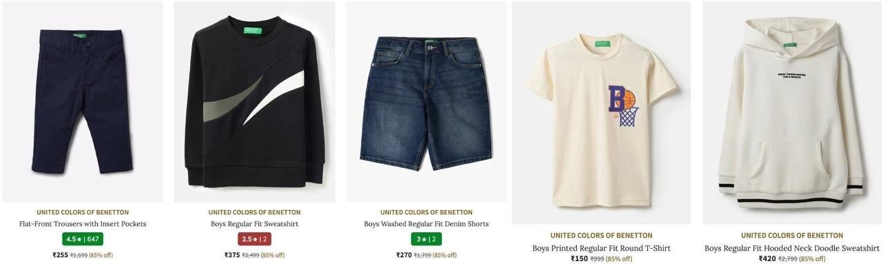 Loot Flat 85 On Ucb Clothing