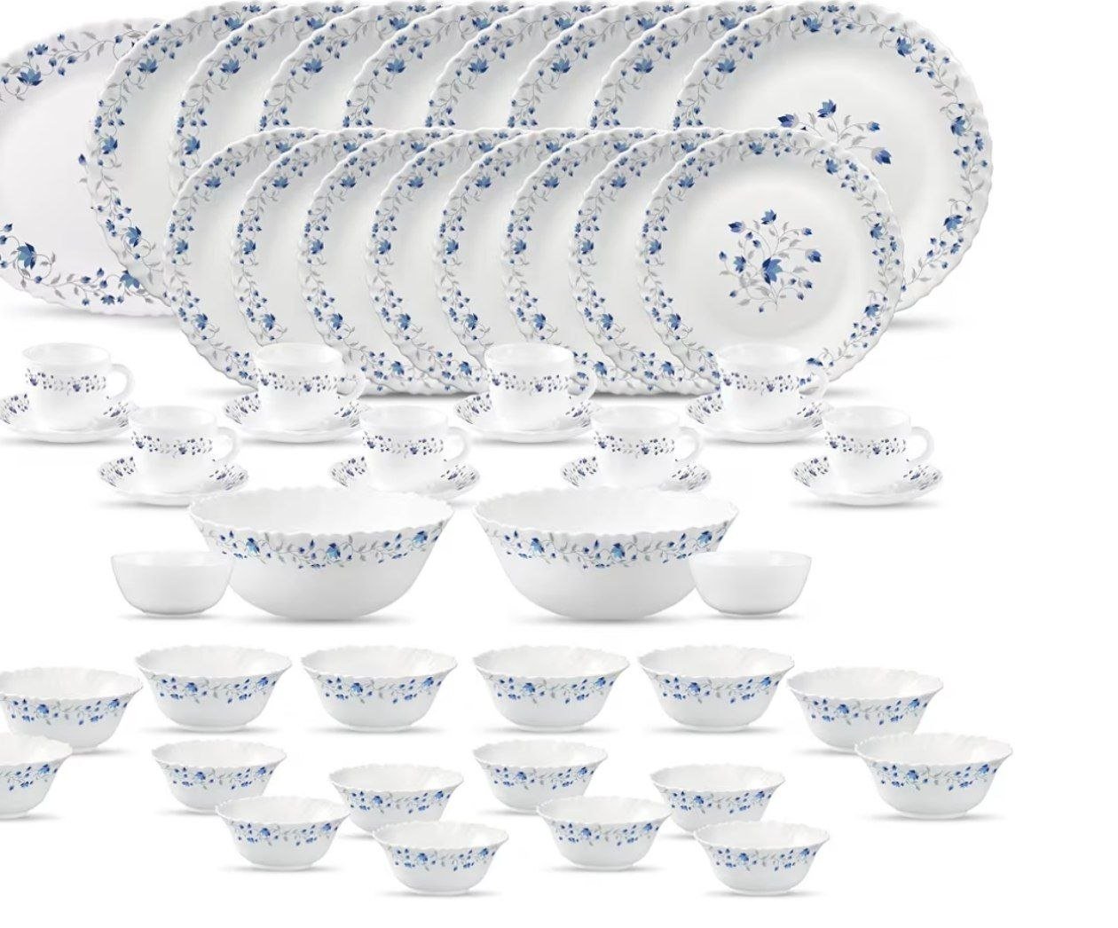 Loot La Opala Opalware Dinner Set 53 Pcs 1999