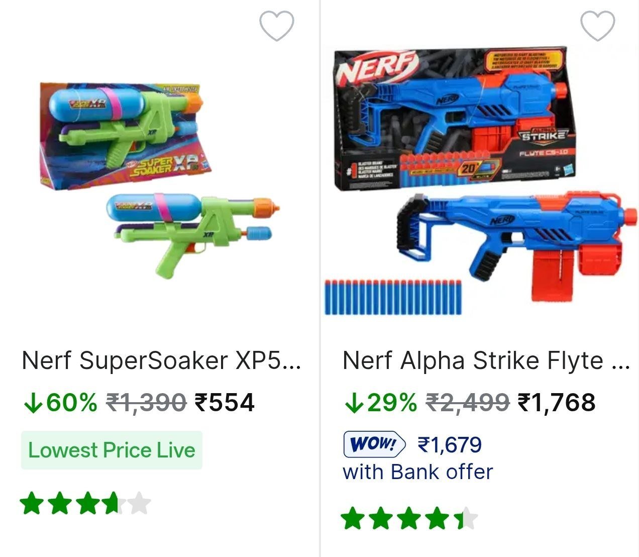 Loot Nerf Toy Gun 80 Start 170