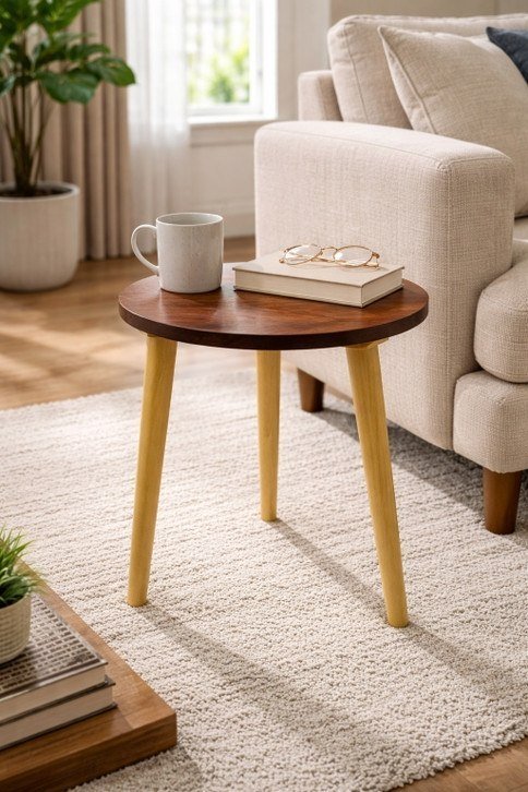 Loot Small Round End Table Mini Table 339