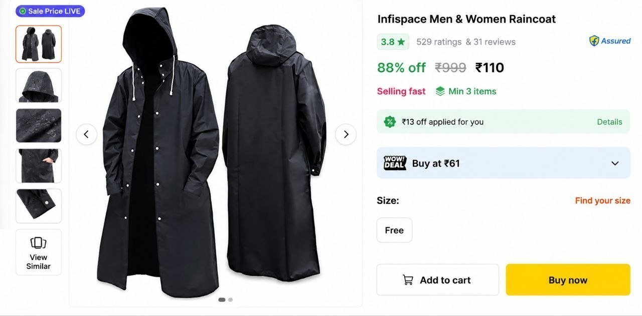 Looto Rain Coat 110