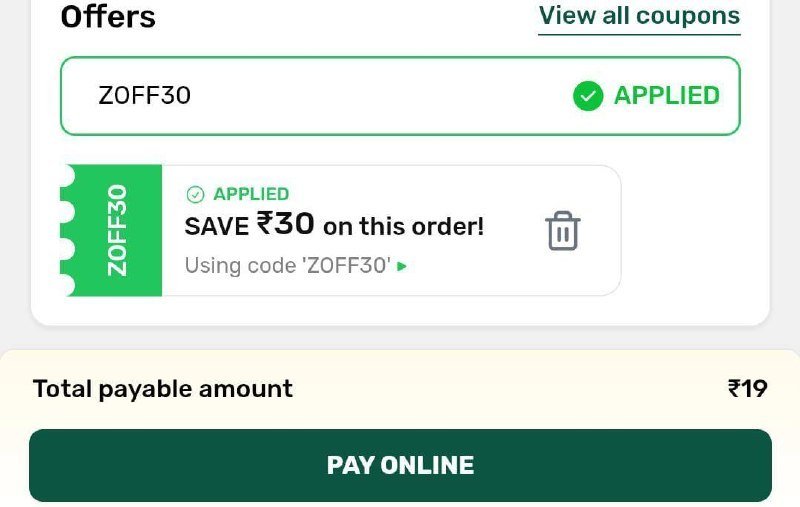 Looto Zoff Masala Rs 19 Delivery Multiple Order Ha