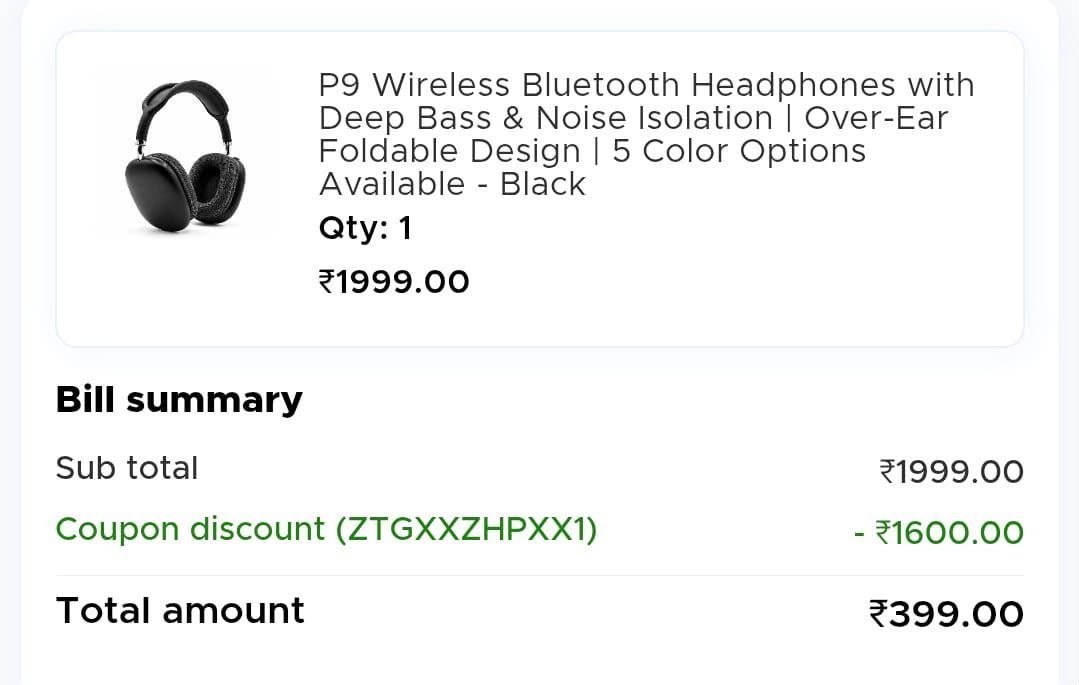 Loottt Fasttt Bluetooth Headphones At 399 Zop