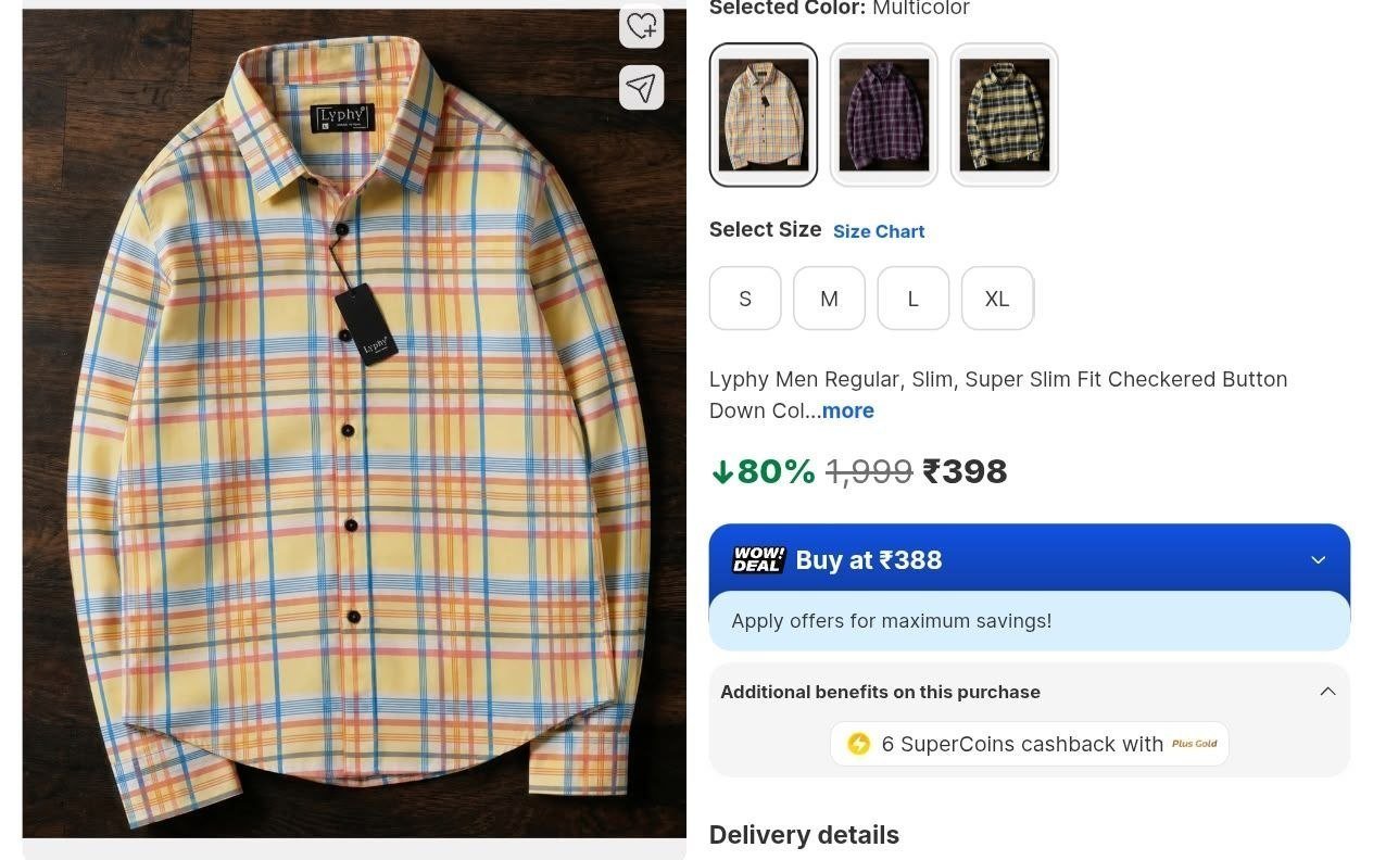 Loottt Fasttt Checkered Collar Casual Shirt 3