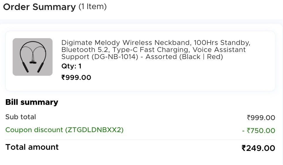 Loottt Fasttt Loot Bluetooth Neckband At 249 