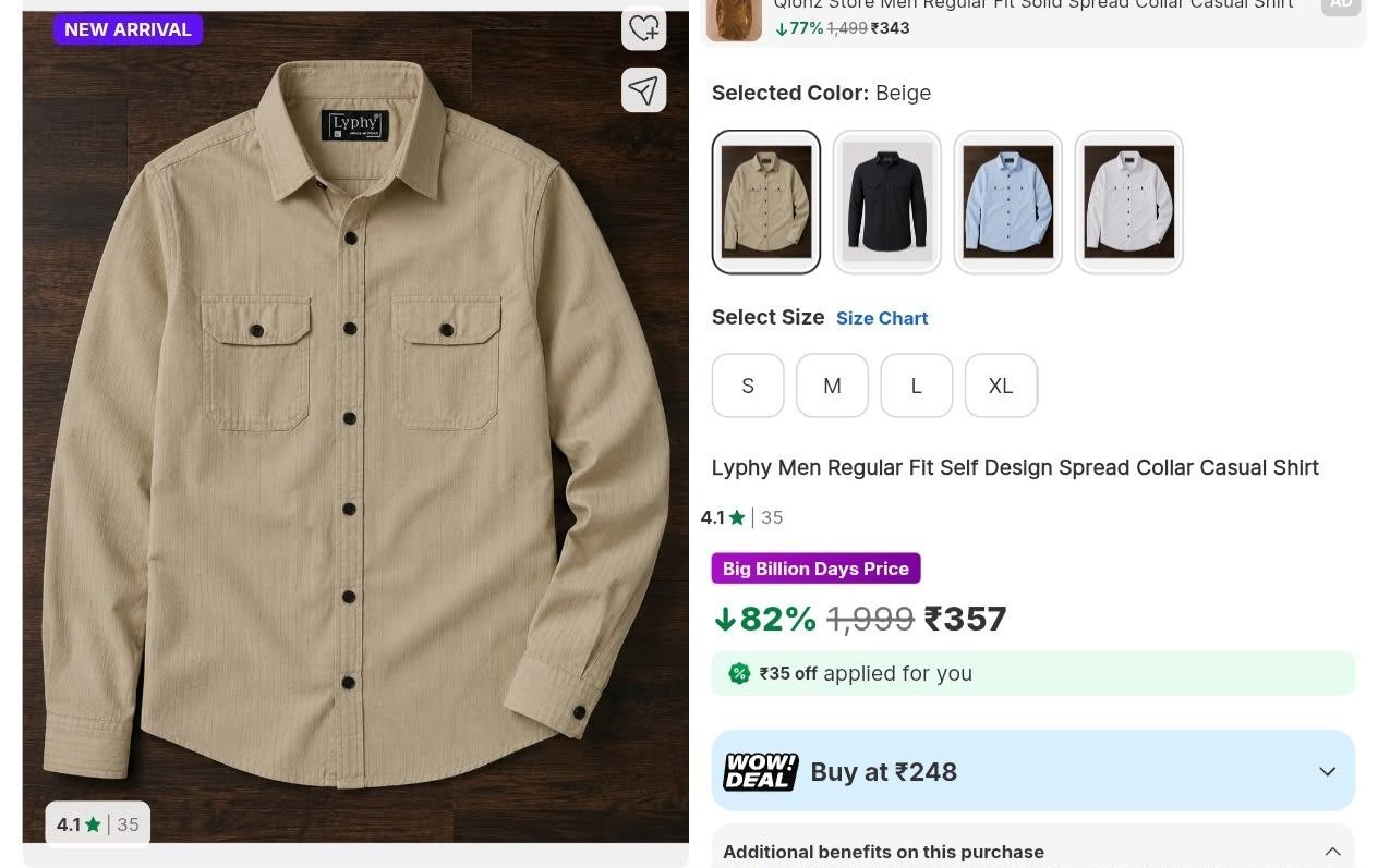 Loottt Fasttt Loot Men Regular Fit Self Desig