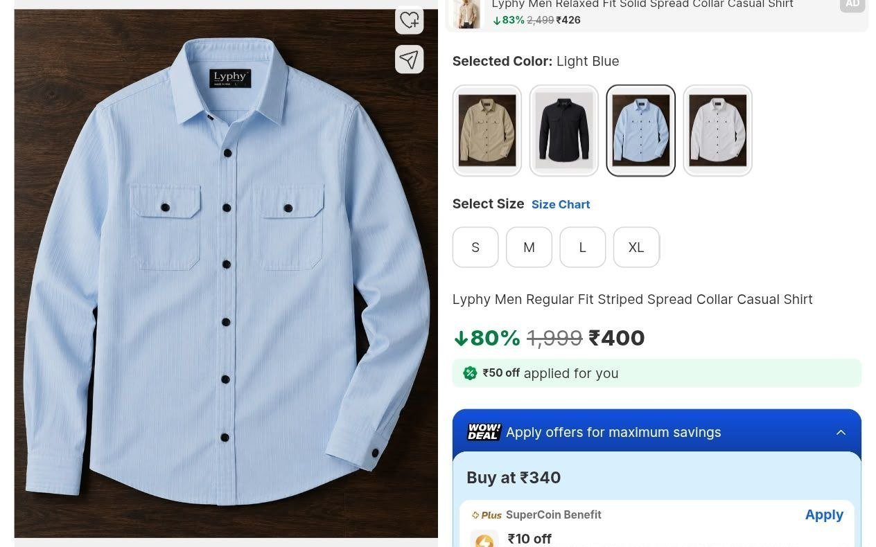 Loottt Fasttt Loot Men S Fit Striped Spread C