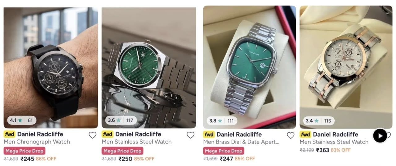 Loottt Fasttt Loot Men S Premium Watches 90 O