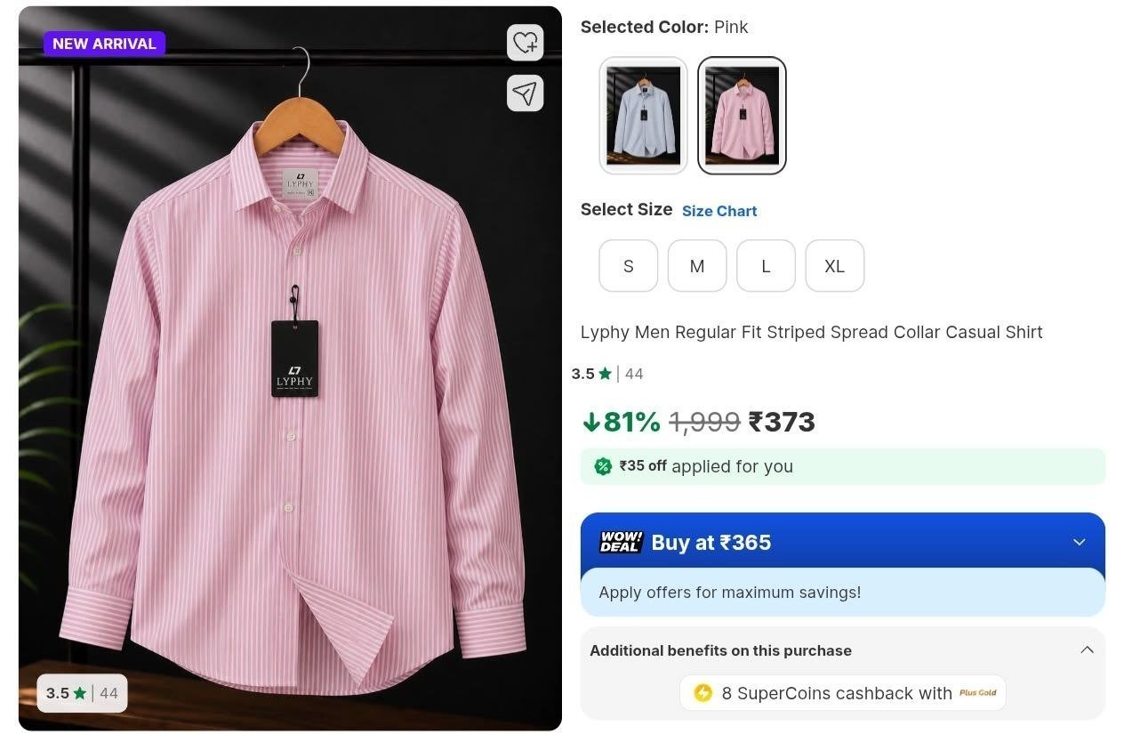 Loottt Fasttt Loot Men S Regular Fit Striped Sprea