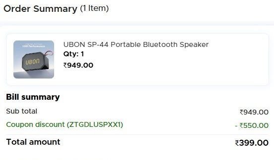 Loottt Fasttt Loot Ubon Portable Speaker At 3