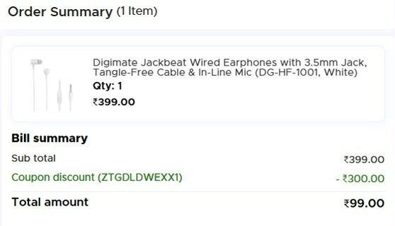 Loottt Fasttt Loot Wired Earphones At 99 Zop 