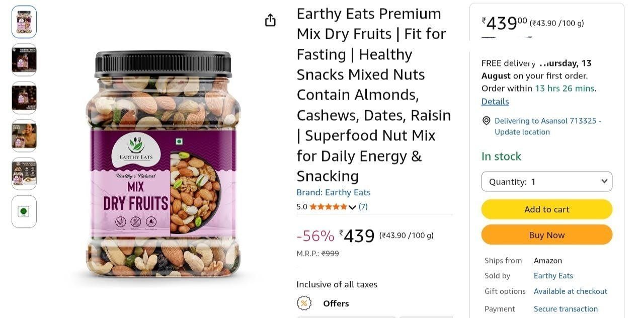 Loottt Fasttt Premium Mix Dry Fruits At Just 