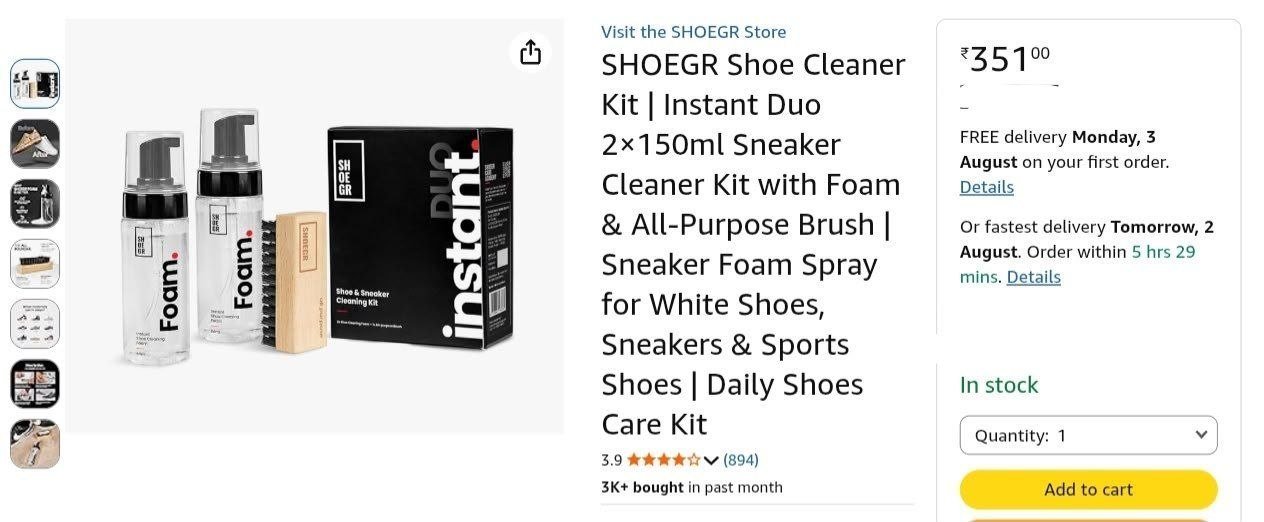Loottt Fasttt Shoegr Instant Duo Sneaker Clea