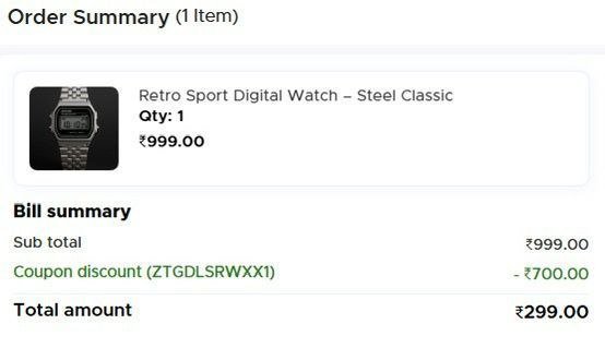 Loottt Fasttt Sport Digital Watch At 299 Zop 