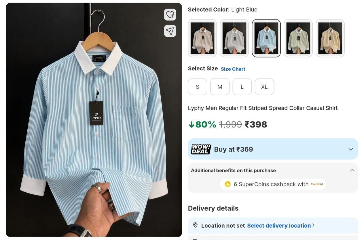Loottt Fastttloot Men Regular Fit Striped Spr