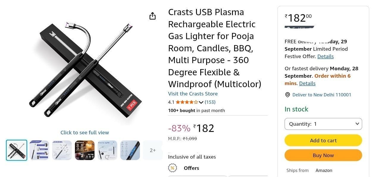 Loottt Fastttloot Rechargeable Electric Gas L