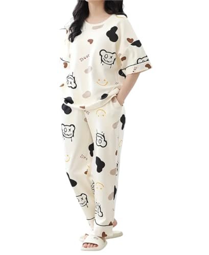 Louis Luxe Womens Korean Night Dress Full Pyj