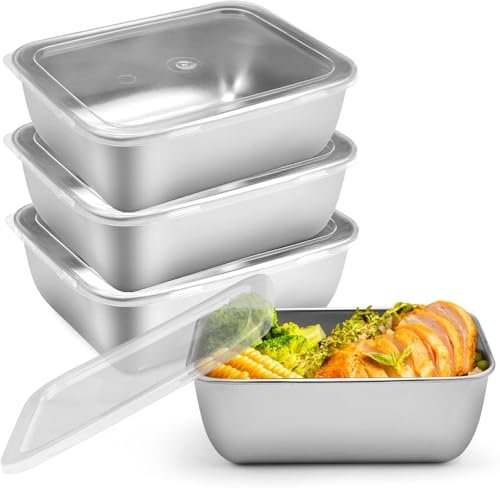 Lovelyduo Stainless Steel Food Storage Contai