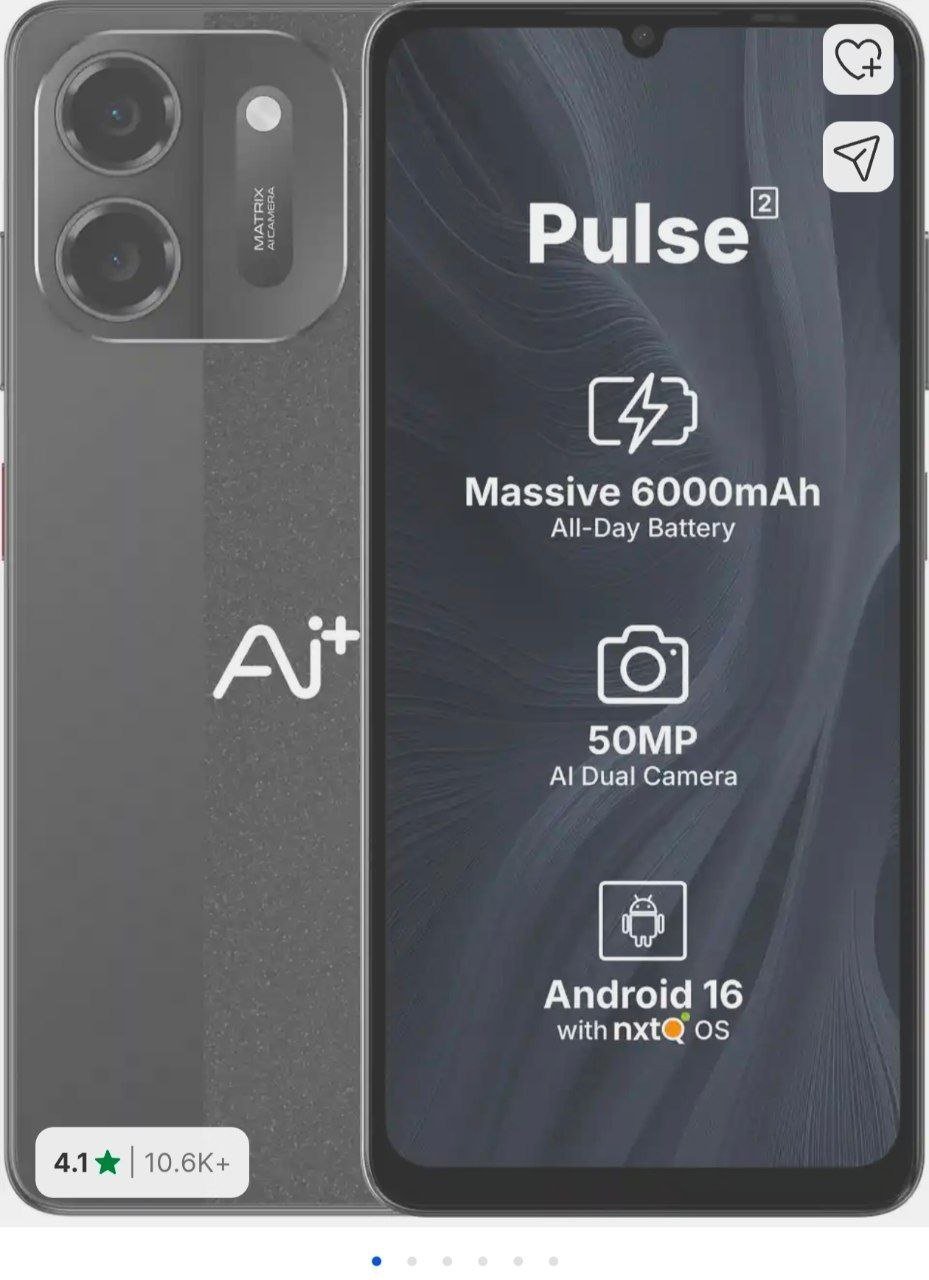 Lowest Ai Pulse 2 - 9 499 Onlyextra 5 Cashbac