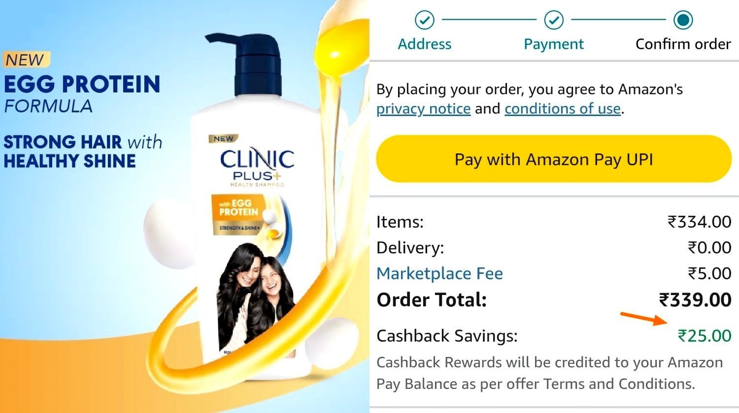 Lowest Clinic Plus Shampoo 314collect - Then 