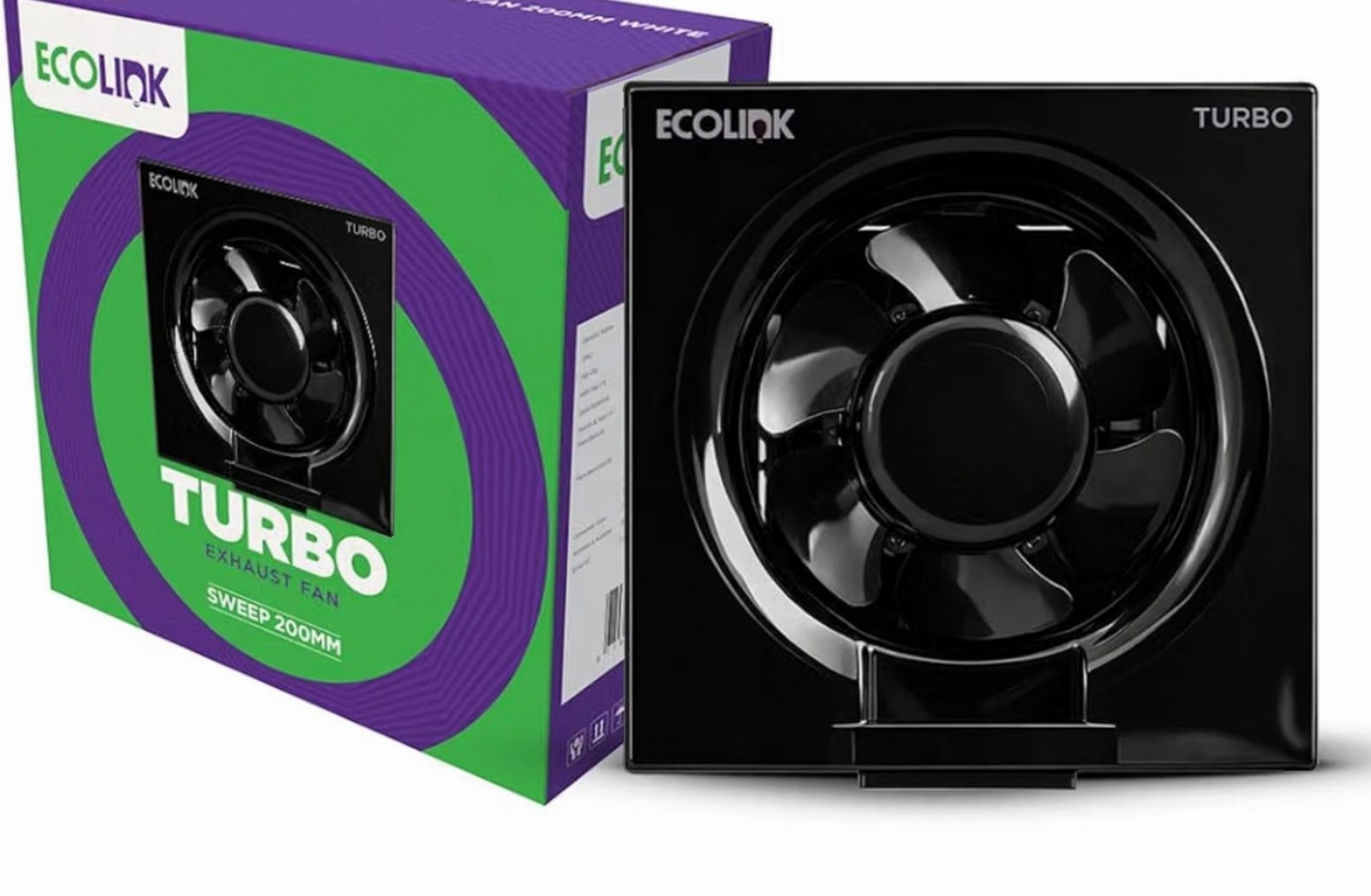 Lowest Ecolink Turbo 200mm Exhaust Fan 796 F 