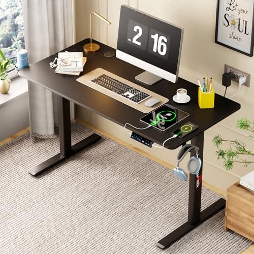 Lukzer Electric Height Adjustable Desk With Usb Ty