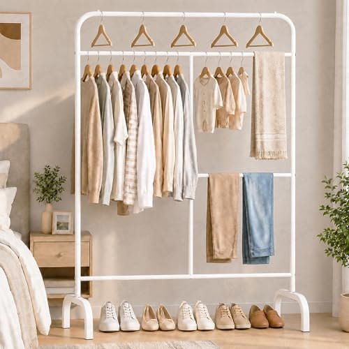 Lukzer Multi-purpose Metal Garment Stand With