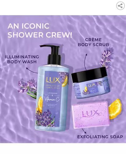 Lux Lavender Vitamin C Shim Body Wash 231 Mrp