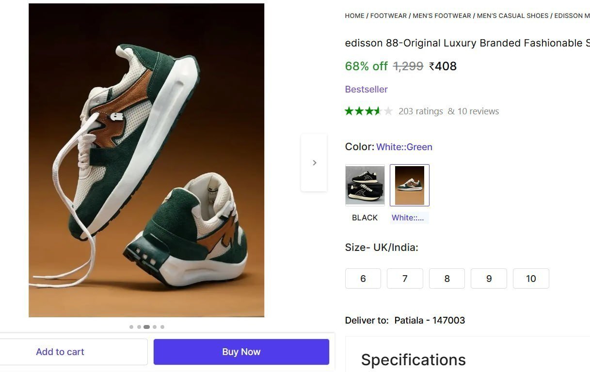 Luxury Branded Fashionable Sneakers 408