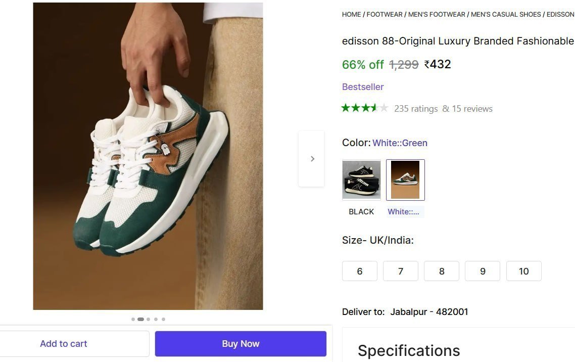 Luxury Branded Fashionable Sneakers 432