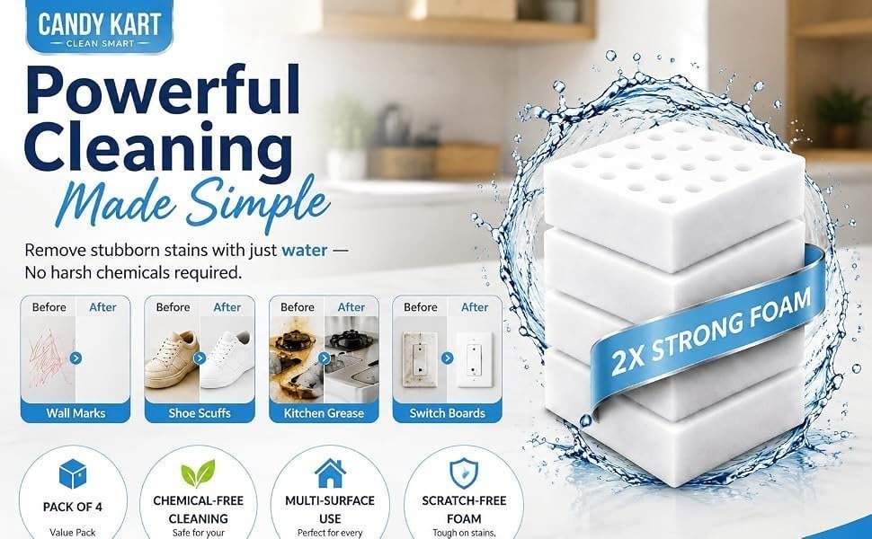 Magic Eraser (pack Of 4) 165