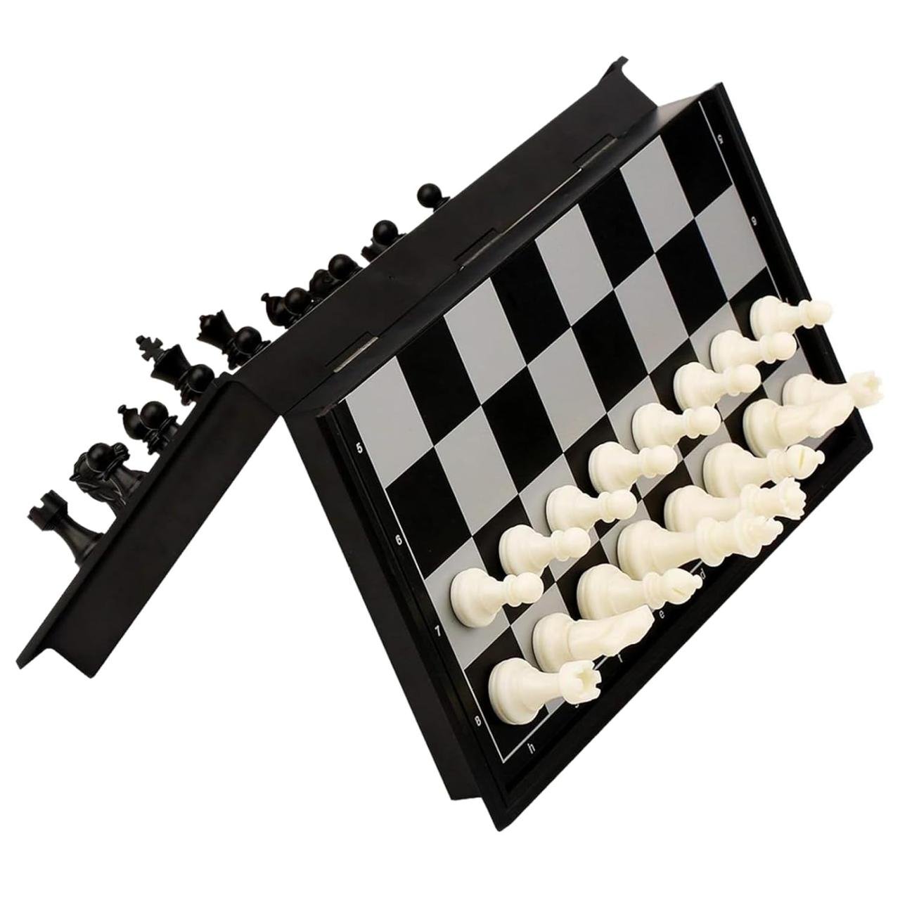 Magnetic Travel Chess Set With Folding Chess 