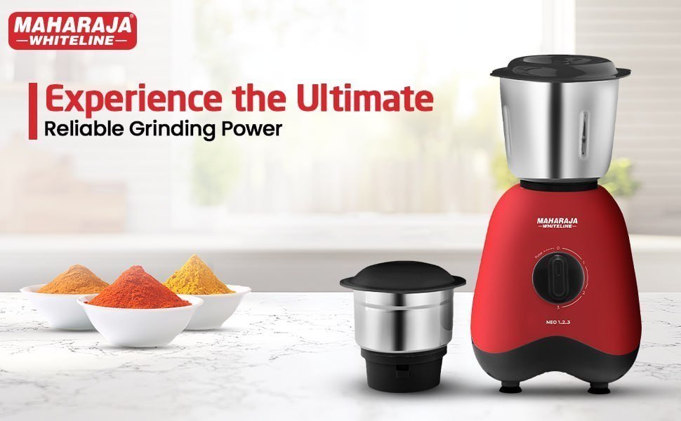 Maharaja Whiteline Neo Mixer Grinder 2 Jar 1451