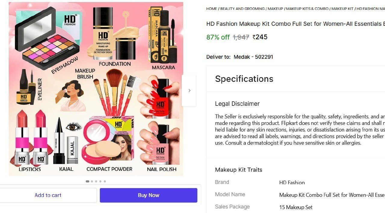 Makeup Kit Combo Full Set 245