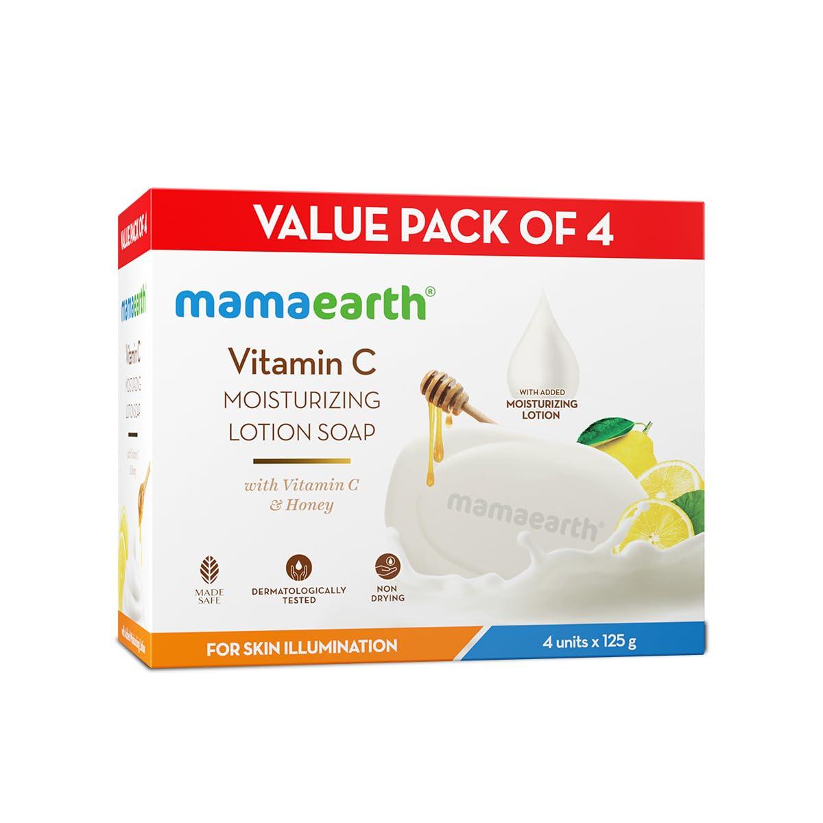 Mamaearth Vitamin C Moisturizing Lotion Soap(