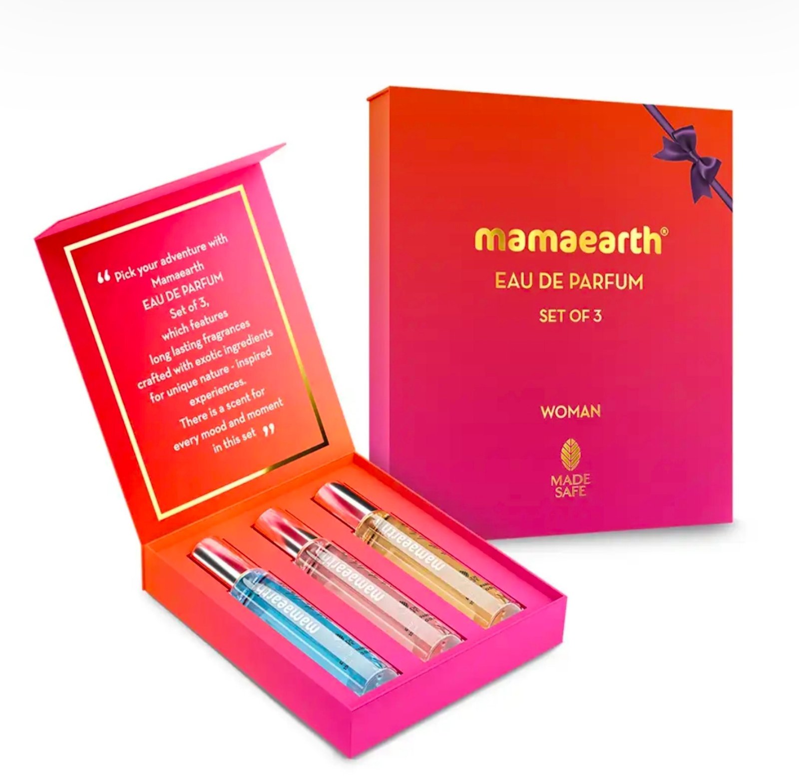 Mamaearth Women S 3-piece Long-lasting Eau De Parf