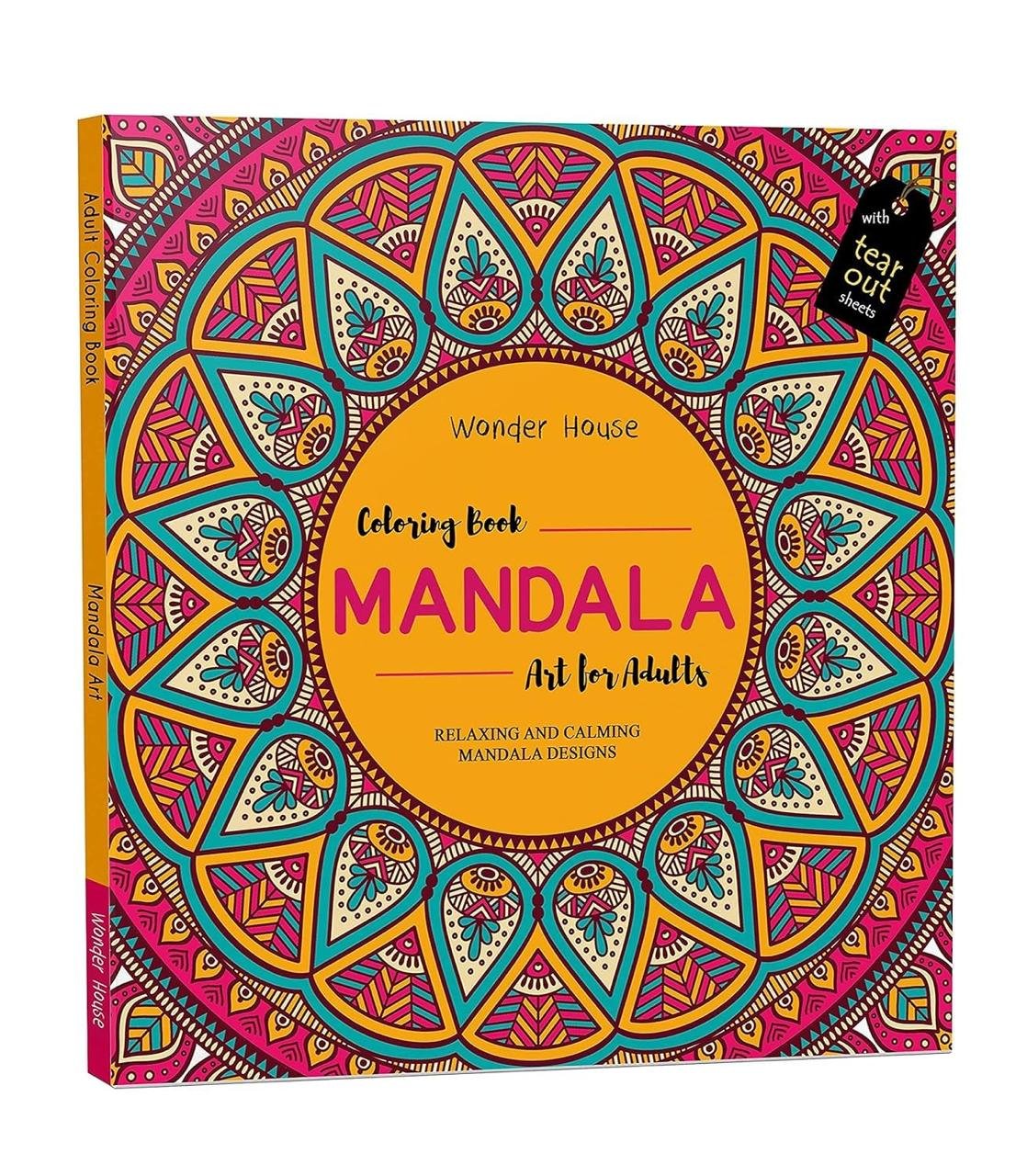 Mandala Art Colouring Books For Adults With Tear O