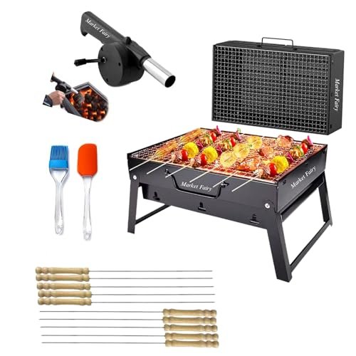 Market Fairynew 2026portable Barbecue Grill Foldin
