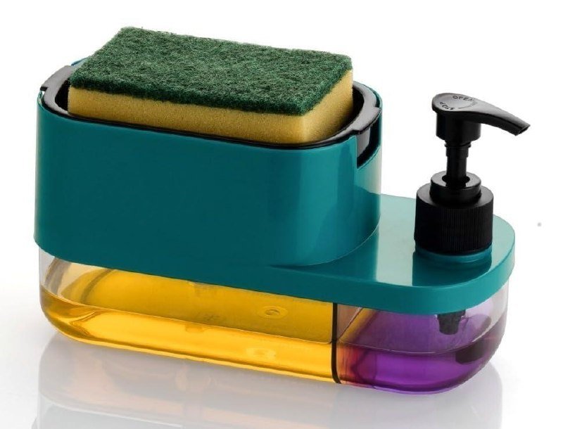 Markwell Plastic 3 In 1 Dish Soap Liquid Pump Disp