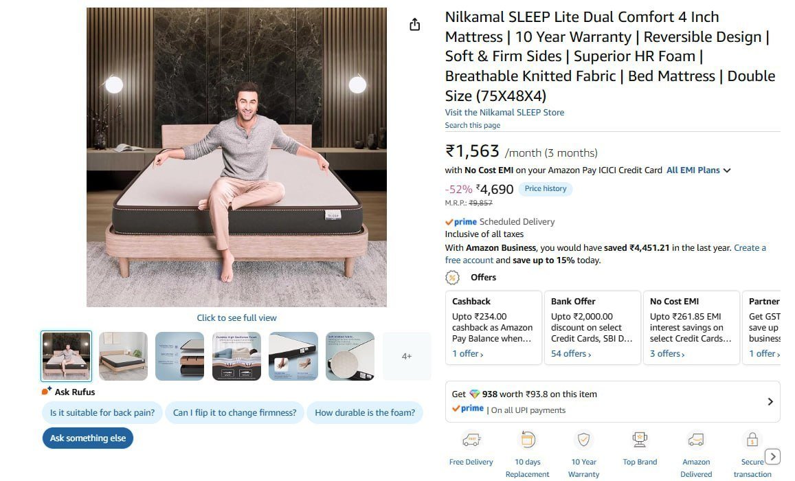 Mattress At 4 6k