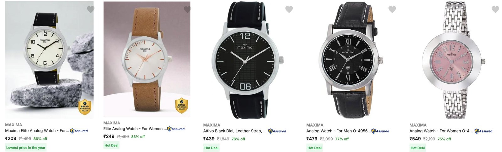 Maxima Watches Starts 209