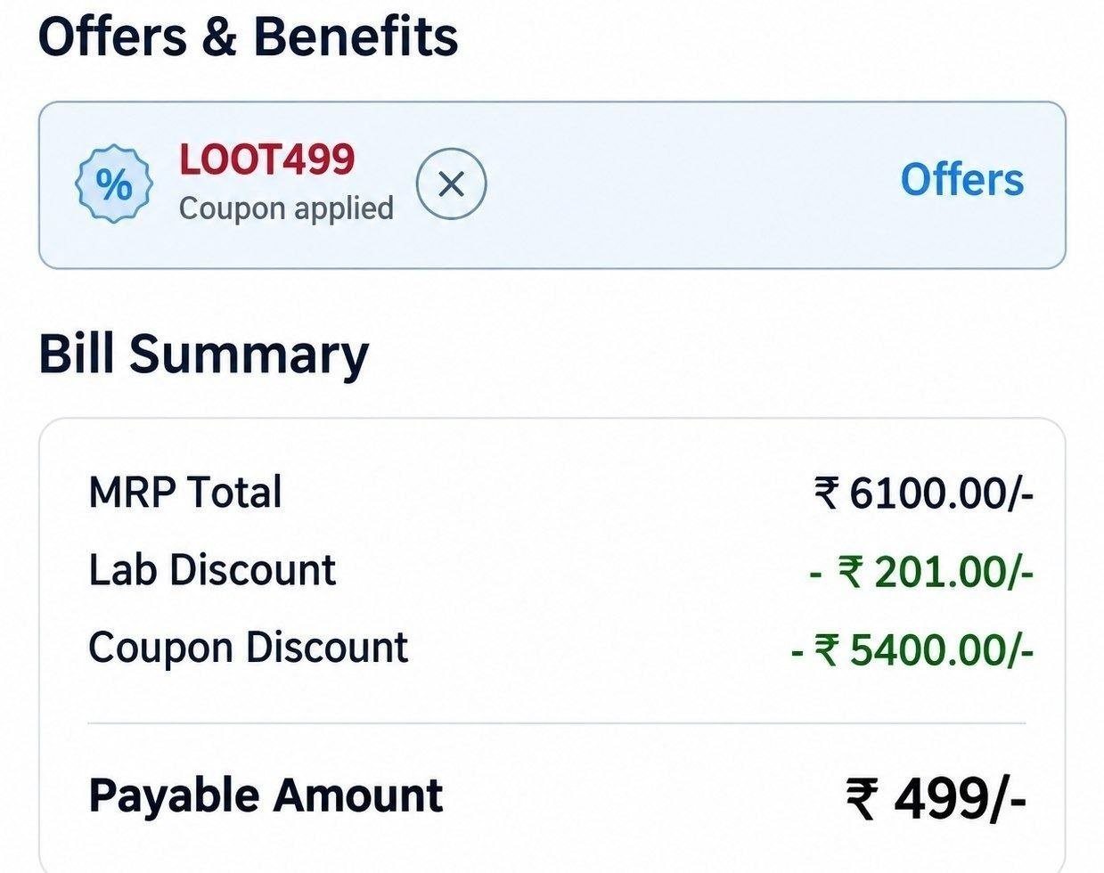 Medibuddy 5600 On Full Body Health Check-up J