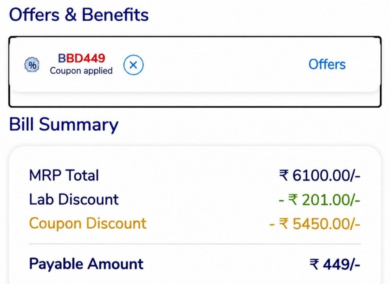 Medibuddy First-time Loot 64 Lab Tests Just 449 Mr