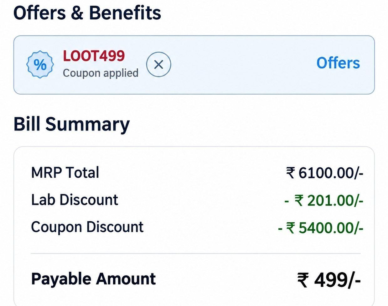 Medibuddy Loot 64 Lab Tests Just 499 Mrp 6100 Incl