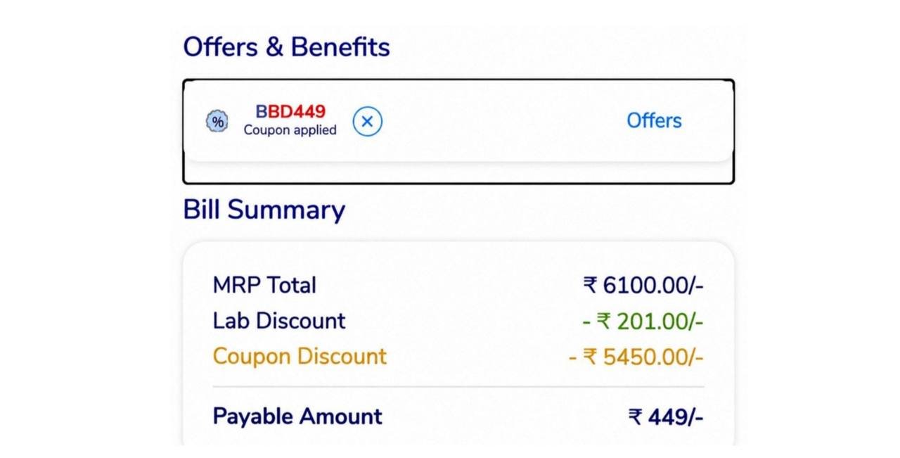 Medibuddy Loot Flat 5450 On Medibuddy Lab Tes