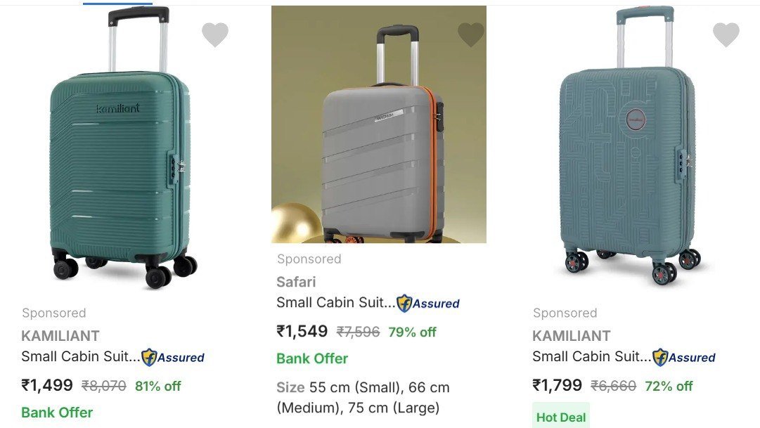 Mega Trolley Bag Deals On Flipkart Budget Tra