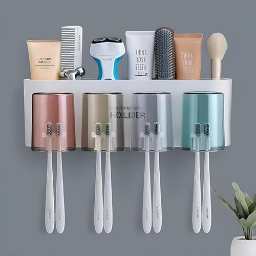 Megharsh Megharsh Wall Mounted Toothbrush Holder F
