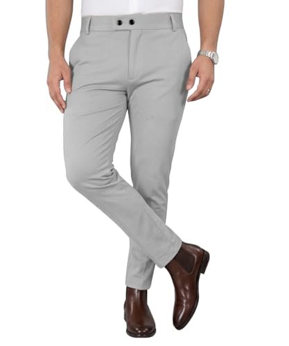 Mehrang Men S Mid Rise Slim Fit Casual Trouse